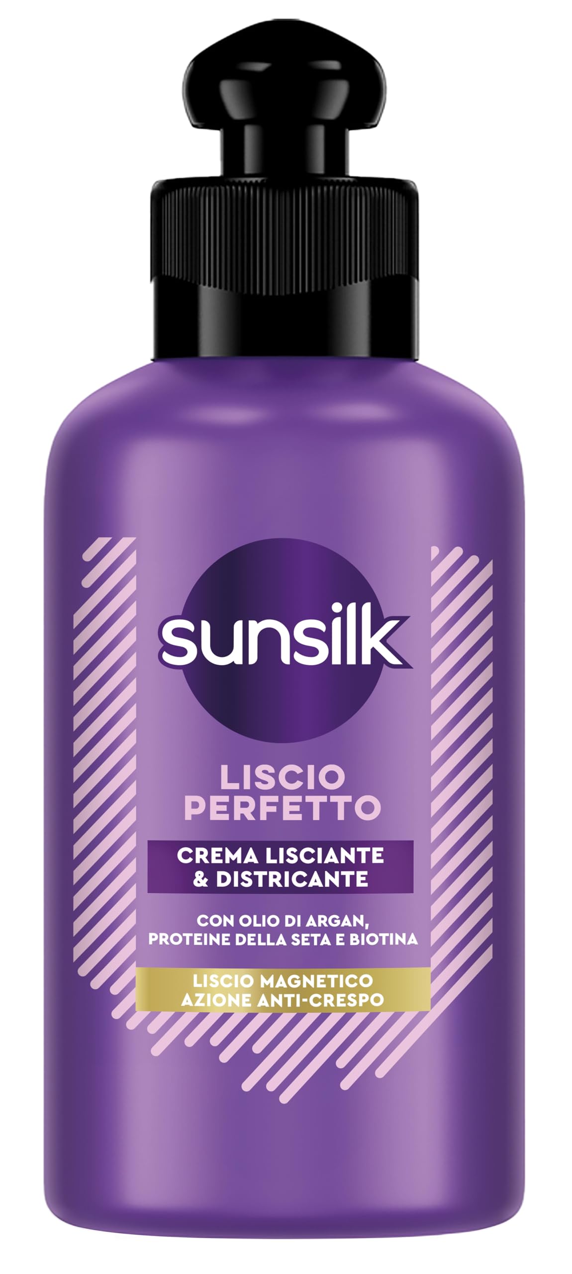 Sunsilk, Crema Districante Liscio Perfetto, Crema per Capelli Lisci a Lungo, Senza Risciacquo, Formula Active Fusion con Olio di Argan, Proteine della Seta e Biotina, 6 Pezzi da 200 ml