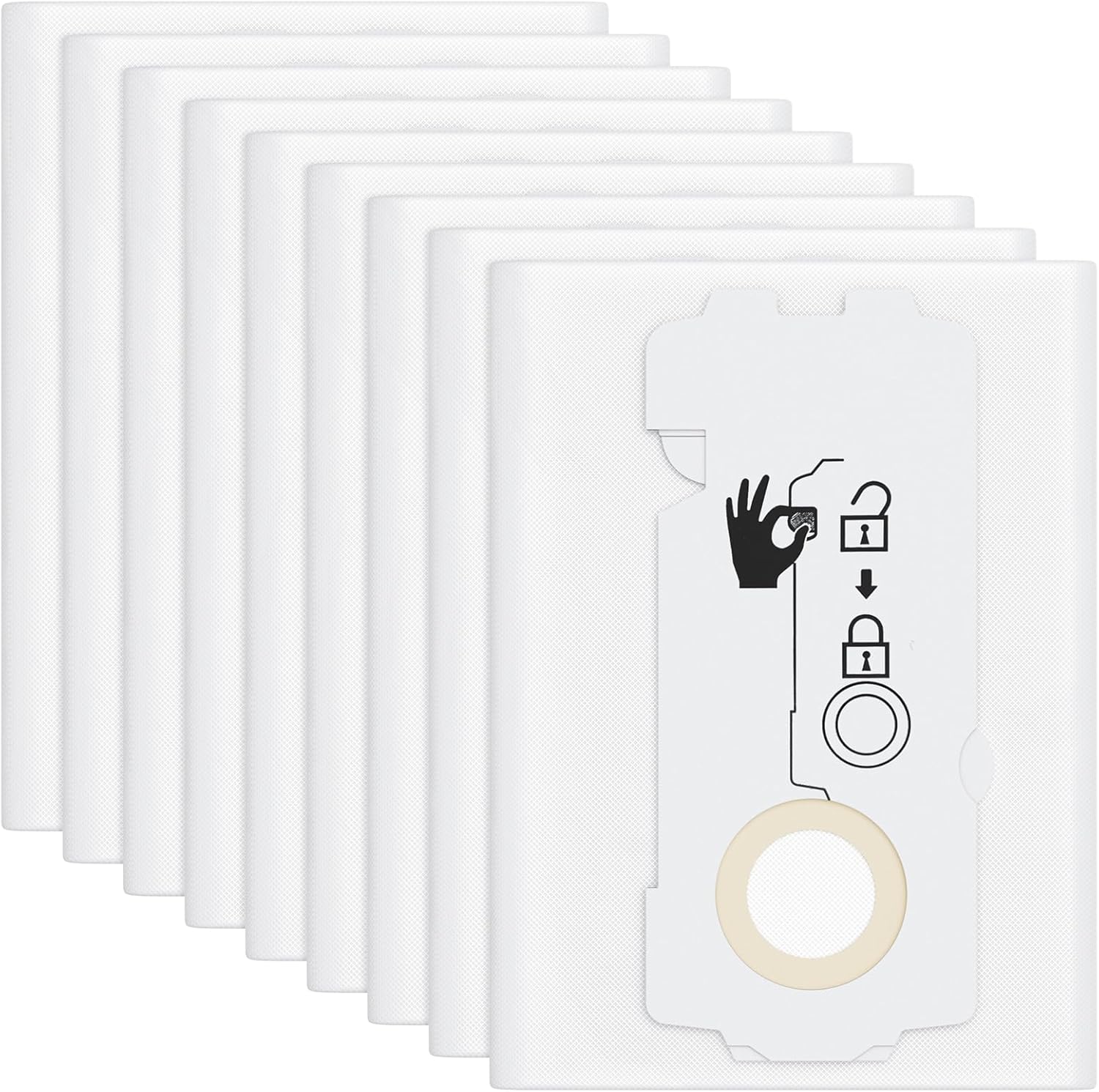 6PCS 204308 CT Mini/Midi Filter Staubbeutel für