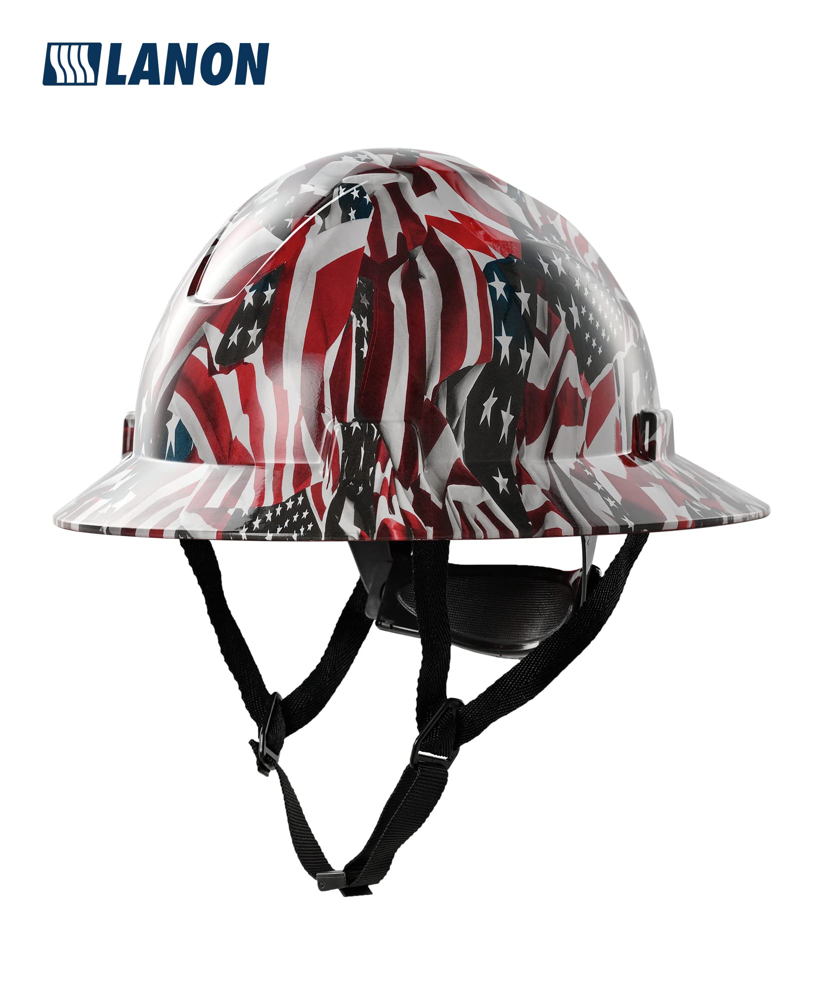Buy LANON Protection Full Brim Hard Hat, OSHA Construction Work