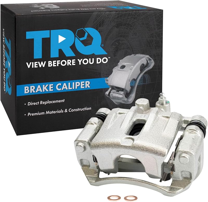 Pinça de freio traseira direita TRQ com suporte para Kia Rondo 2009–2010 – 1 unidade