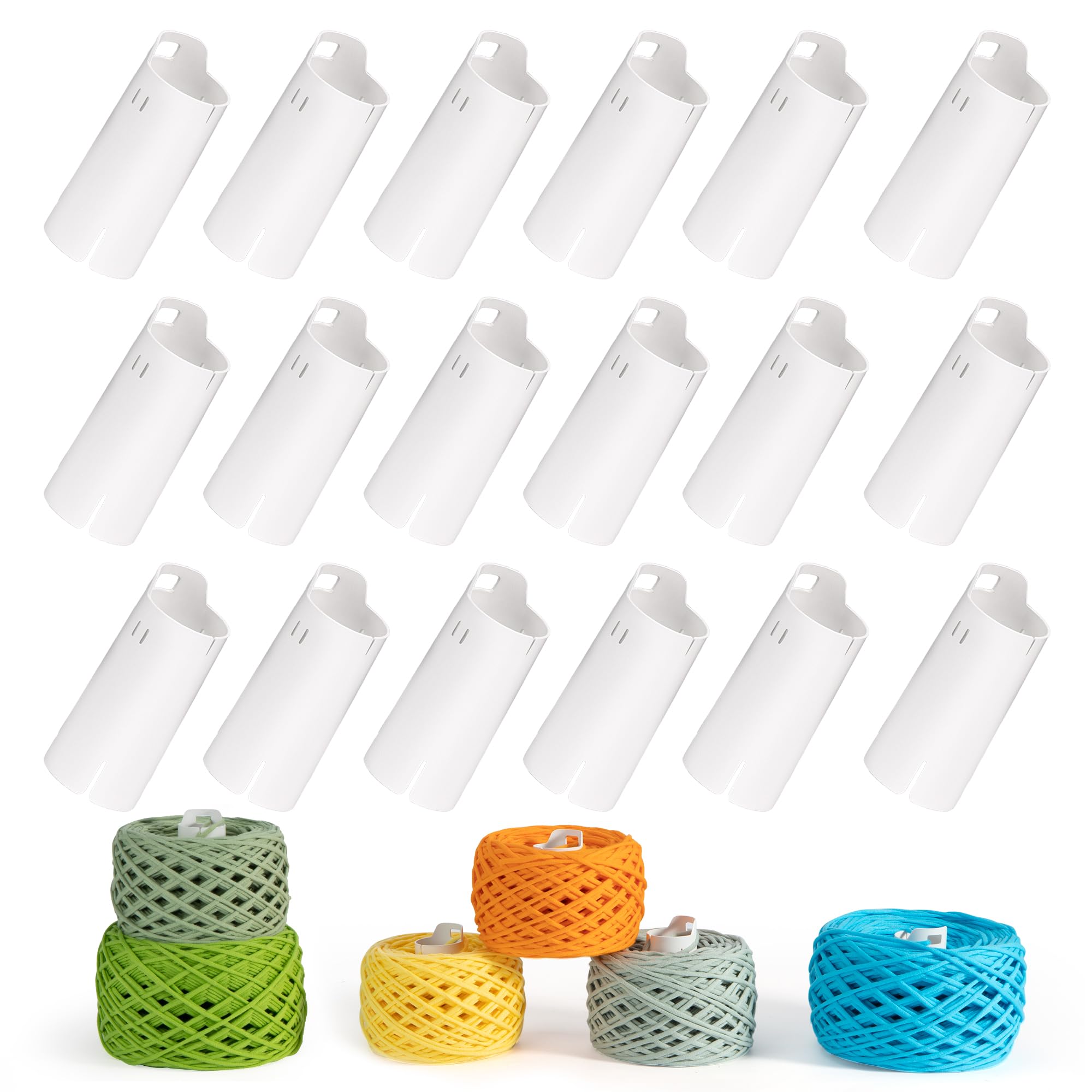 18pcs Yarn Ball Tube for Etcokei Electric Yarn Winder M1, Reusable