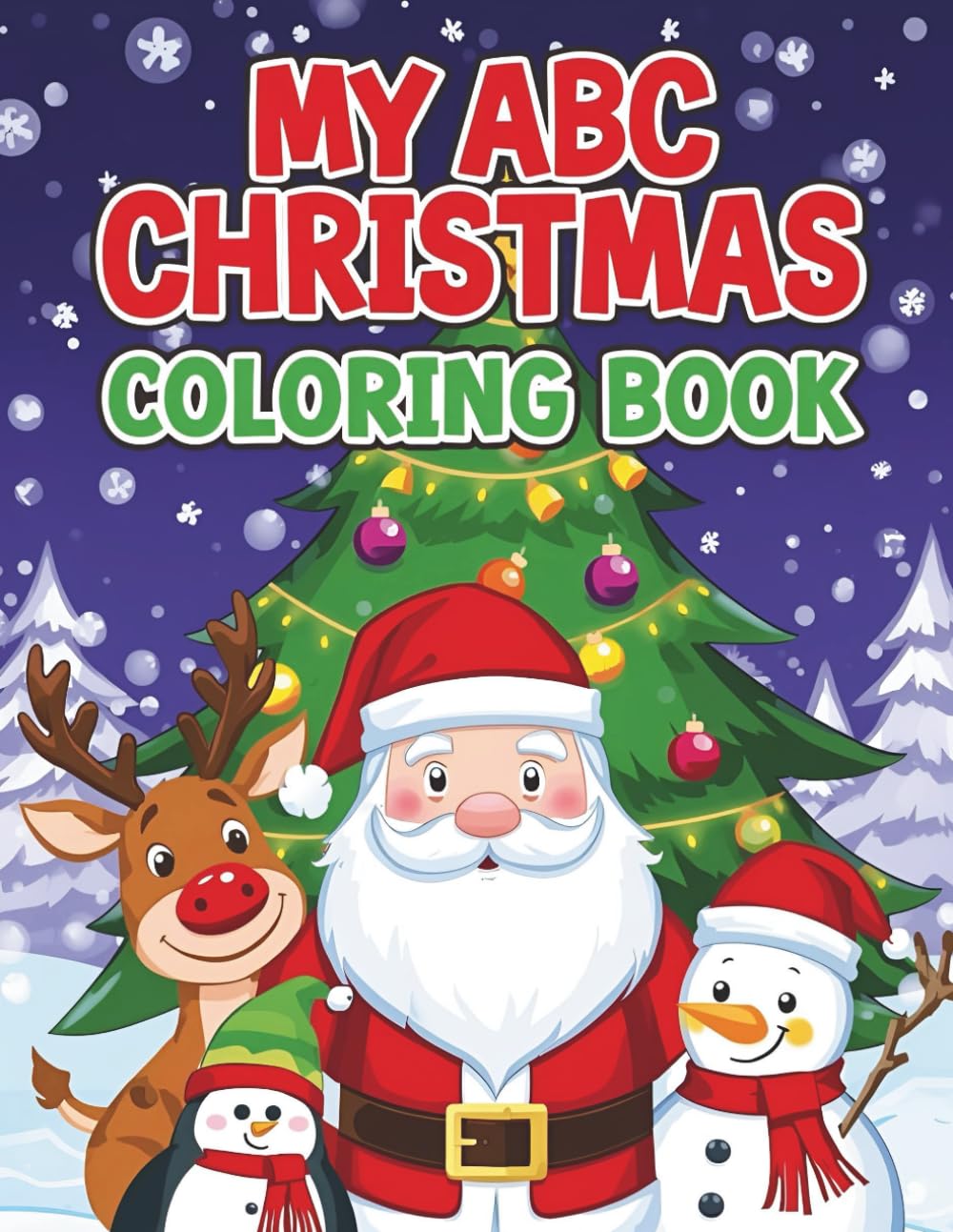 My ABC Christmas Coloring Book