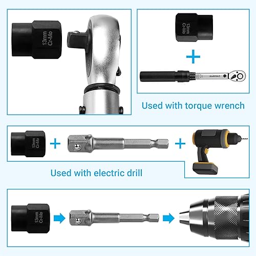Miniatura 3 de Juego de 26 extractores de pernos de varios tamaños, extractor de tornillos en espiral, juego de extractor de pernos, con broca derecha, removedor