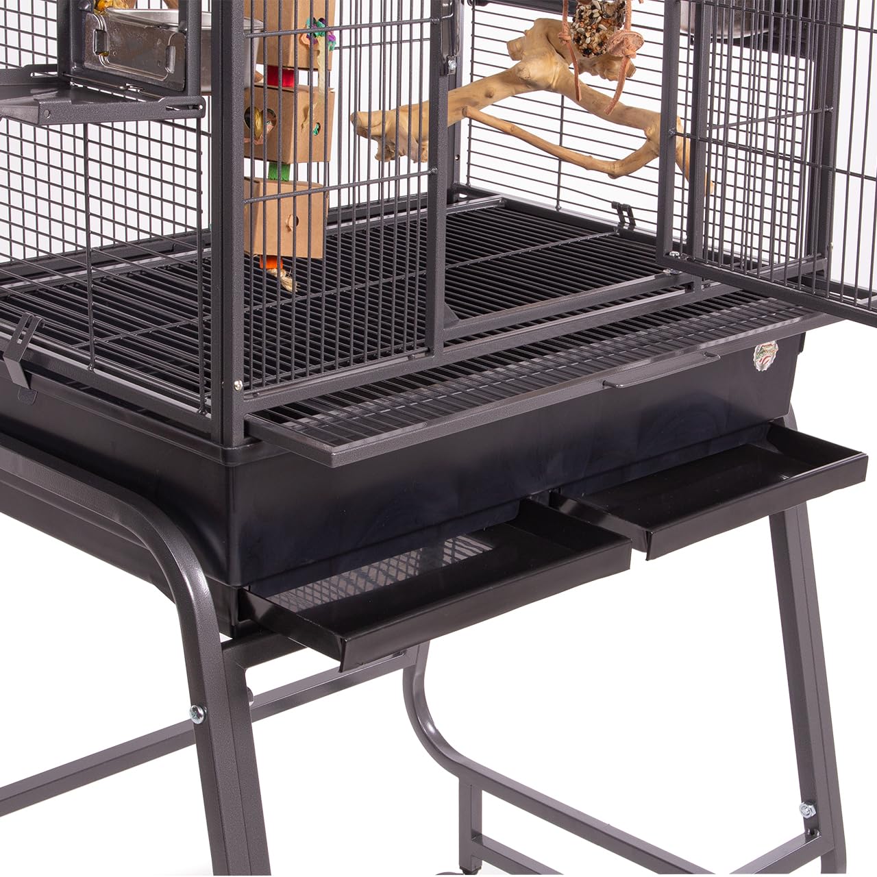 Montana Cages | Sittichkäfig, Käfig, Voliere, Vogelkäfig Mini San Remo - Antik DAS Allround-Talent