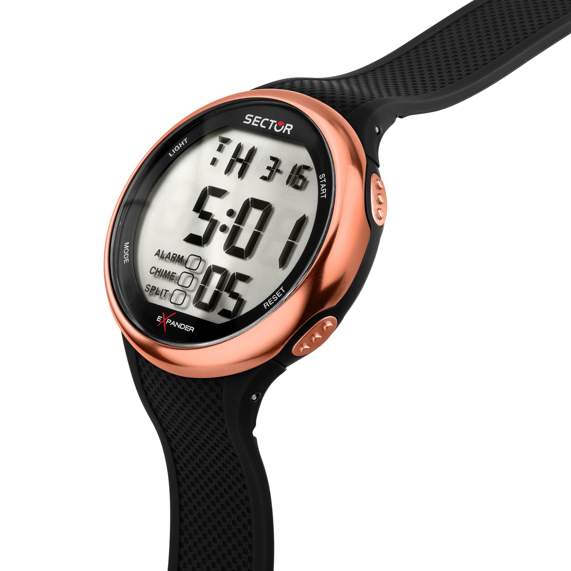 Sector No Limits Orologio Uomo, Collezione Ex-17, Digitale, 46 mm, Regalo Uomo - R3251277002