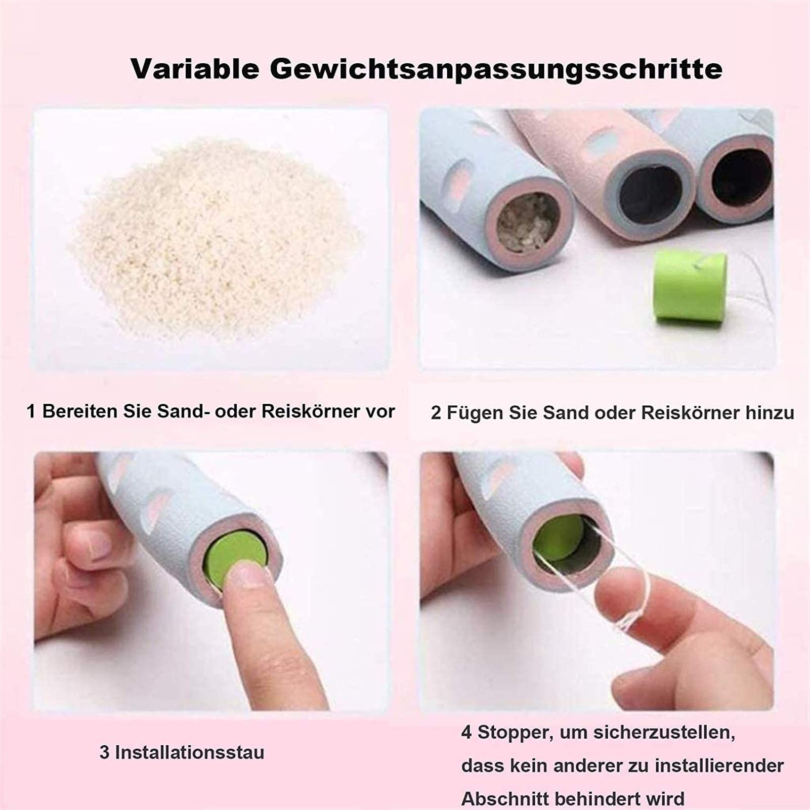 Hula Hoop Reifen Erwachsene, Hula Hoop Einstellbar 1-5 Kg Gewichten, 6 Abschnitte Abnehmbar Edelstahlschlauch Und Schaum Hoola Hup Reifen Fitness Für Anfänger