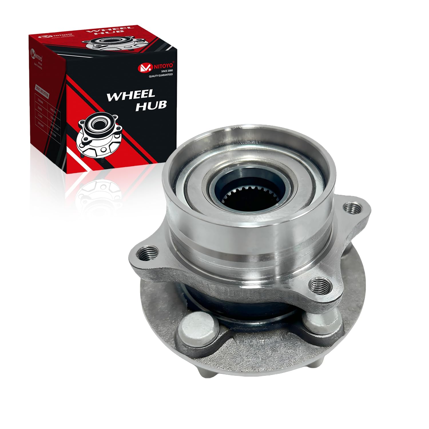 513265 Front Wheel Bearing Hub Assembly Compatible with Toyota Prius 2004 2005 2006 2007 2008 2009, 5Lugs w/ABS