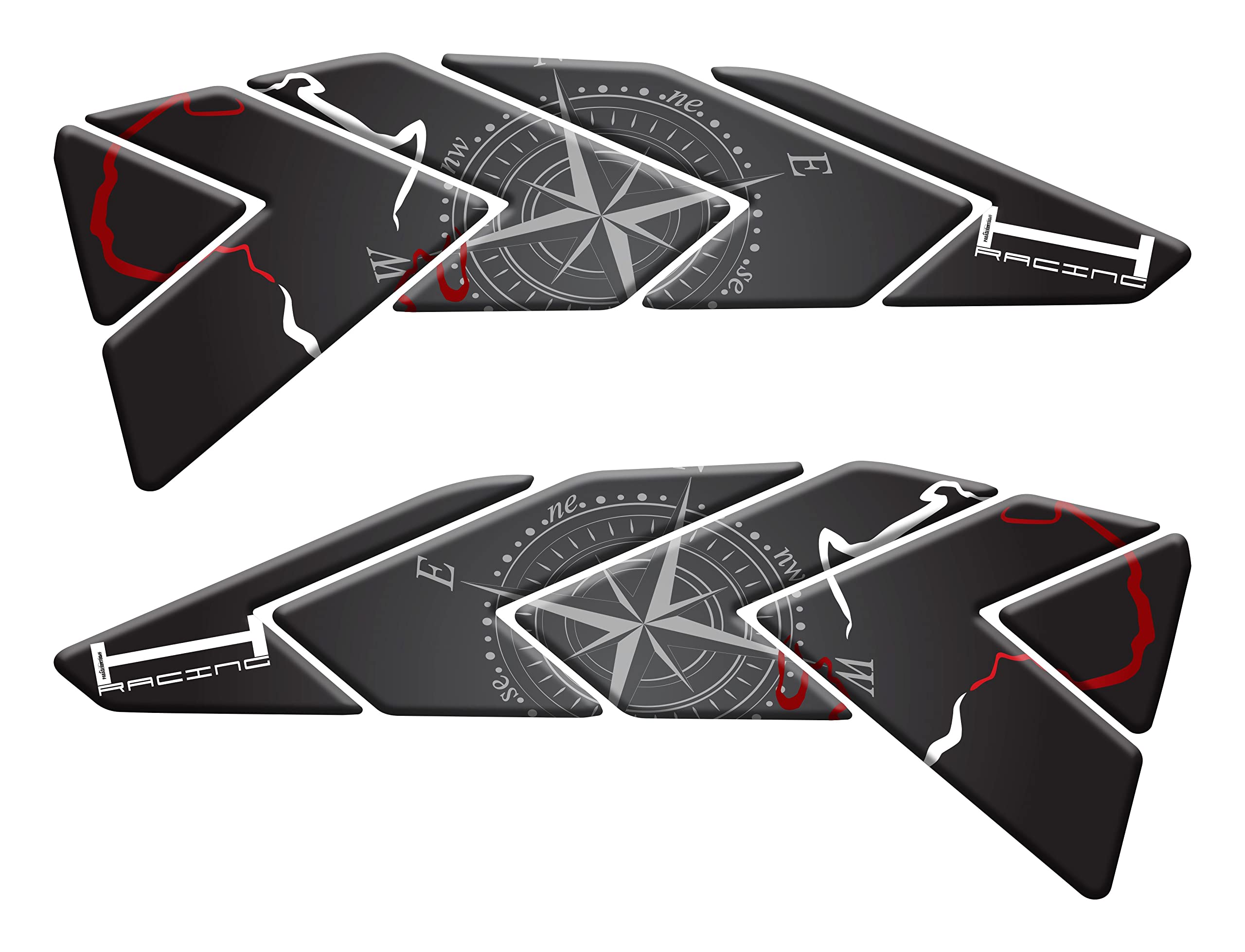 Protections latérales moto anti rayure Honda Africa Twin CRF résine 3D