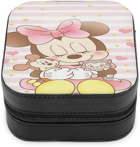 Amazon ディズニー 1 ジュエリーボックス 収納ボックス ミニ宝石箱 指輪置き セサリーケース ピアス ネックレス Puレザー 旅行用 携帯用 ポーチ 持ち運び 分割 おしゃれ かわいい 女の子 人気 キャラクター 10x10x5cm ジュエリー収納 オンライン通販
