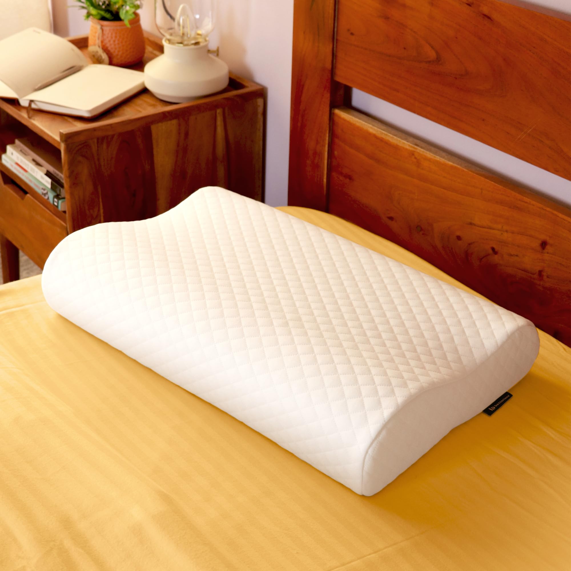 Sponsored Ad - betterhood PosturePro Premium Cervical Pillow for Neck Pain and Shoulder Pain (Large Size) | Memory Foam Pillow | Sleeping Pillow for Spondylitis Neck | Orthopedic Ergonomic Contour Pillow | White