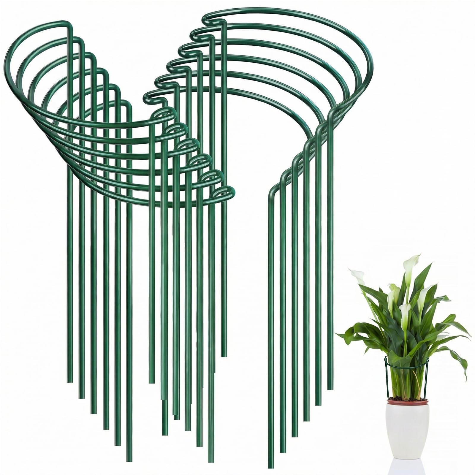 FEED GARDEN 12 Pack Plant Support Stakes