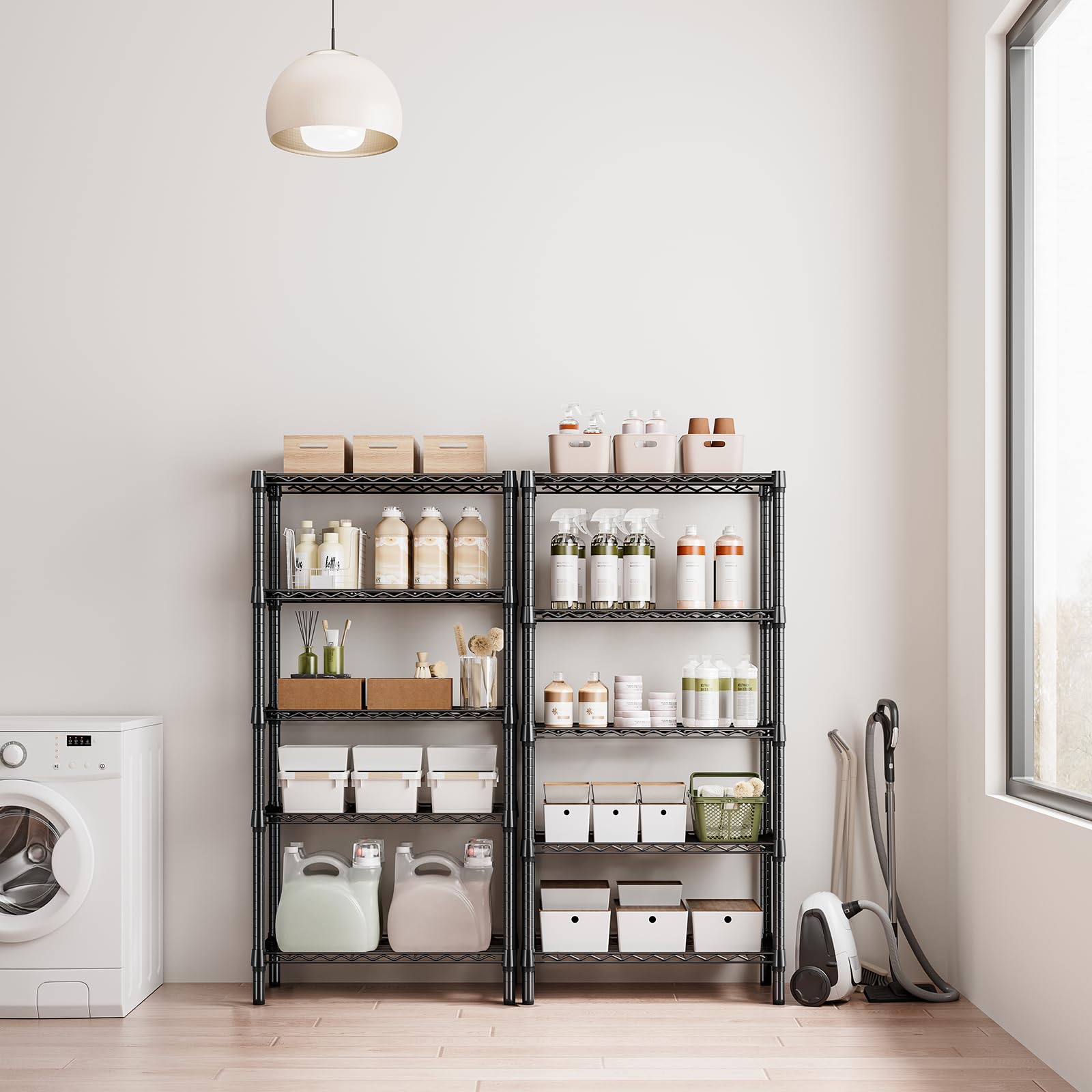 Guan River Étagère Réglable En Métal Robuste à 5 étagères