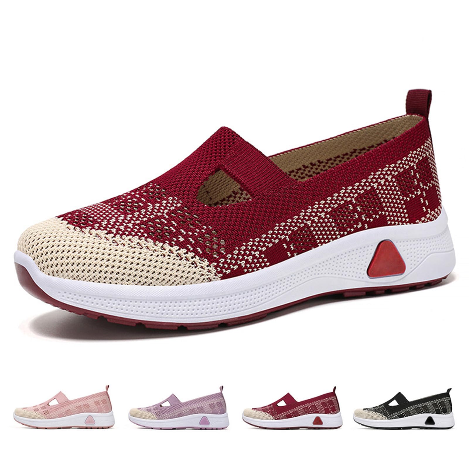 Zapatillas ortopédicas ligeras de mujer con malla transpirable de verano