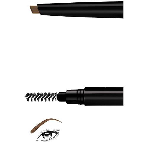 Vista 9 de L'Oreal Paris Brow Stylist Shape & Fill - Lápiz de maquillaje mecánico para cejas de ojos, rubio oscuro, 0.008 onzas