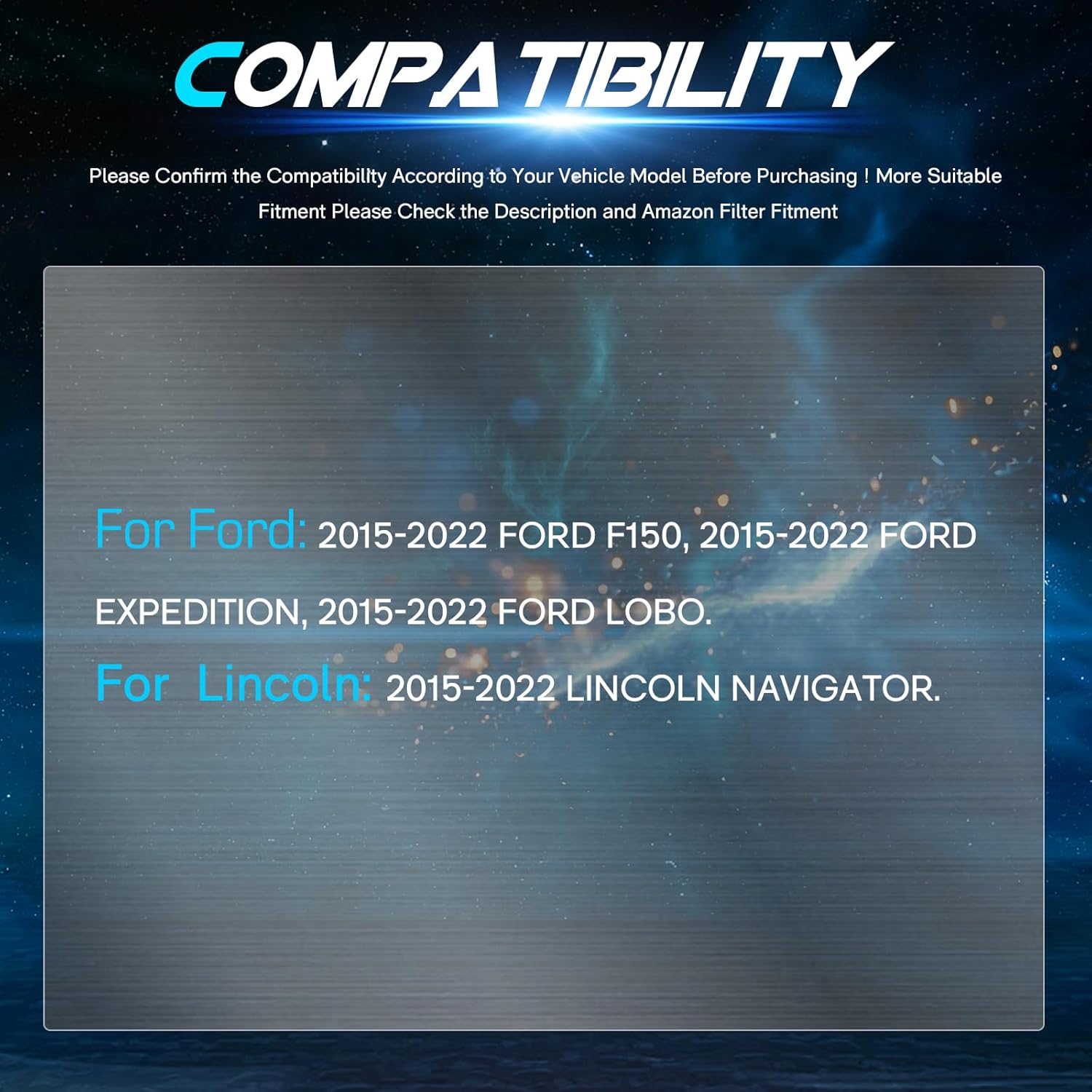 Condition photo showing New/Like New for 6x135mm to 6x135mm 1.25 inch(31.75mm) Hubcentric Wheel Spacers 87.1mm Bore for 2015-2022 Ford F150 Expedition Lobo, M14x1.5 Studs 6 Lugs Wheel Adapters fits 2015-2022 Lincoln Navigator, Set of 4