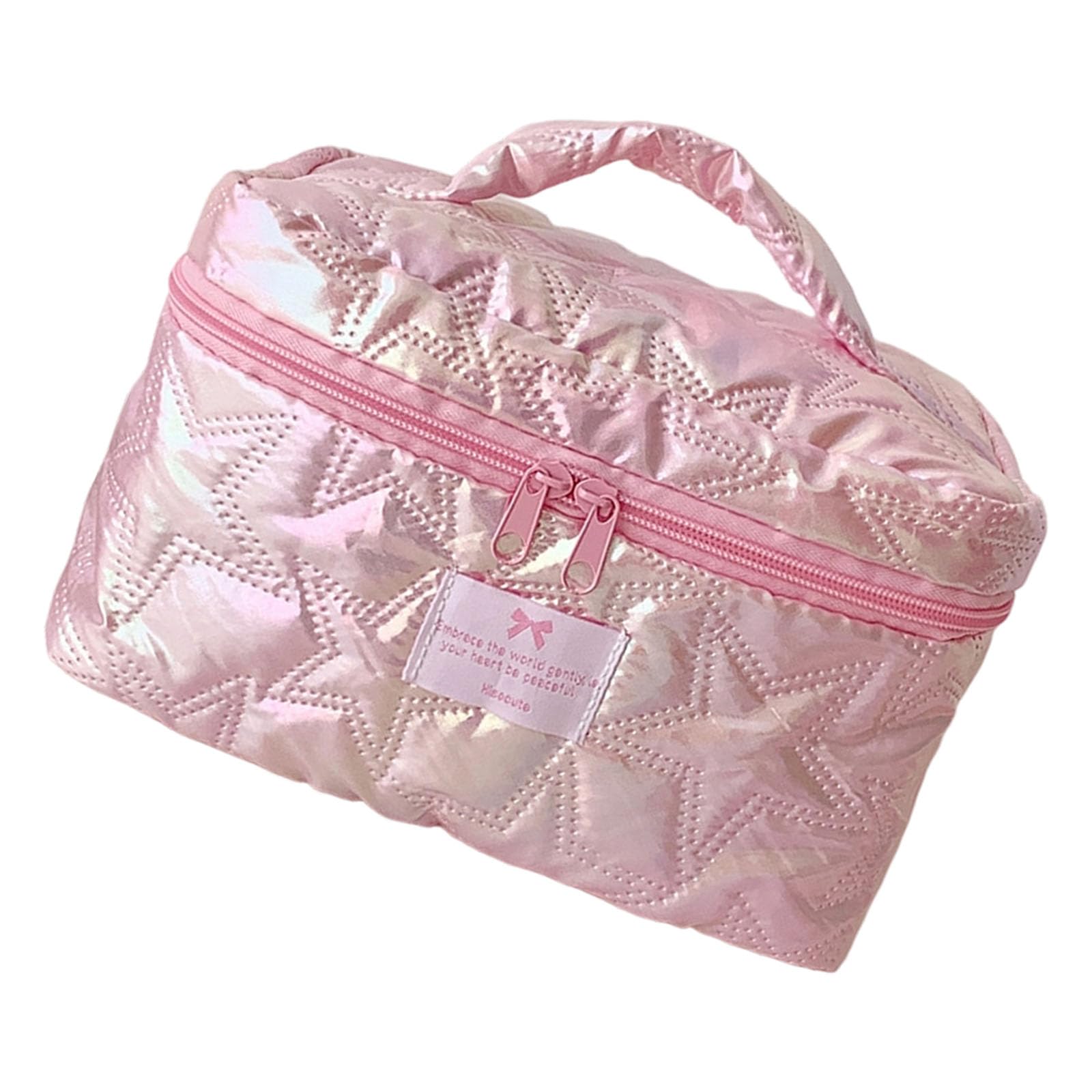 APGLSXY Toiletry Bag Cosmetic Storage Case Room Compartments Waterproof Materials Portable Makeup Pouches for Skincare Large Capacity Cosmetic Bag