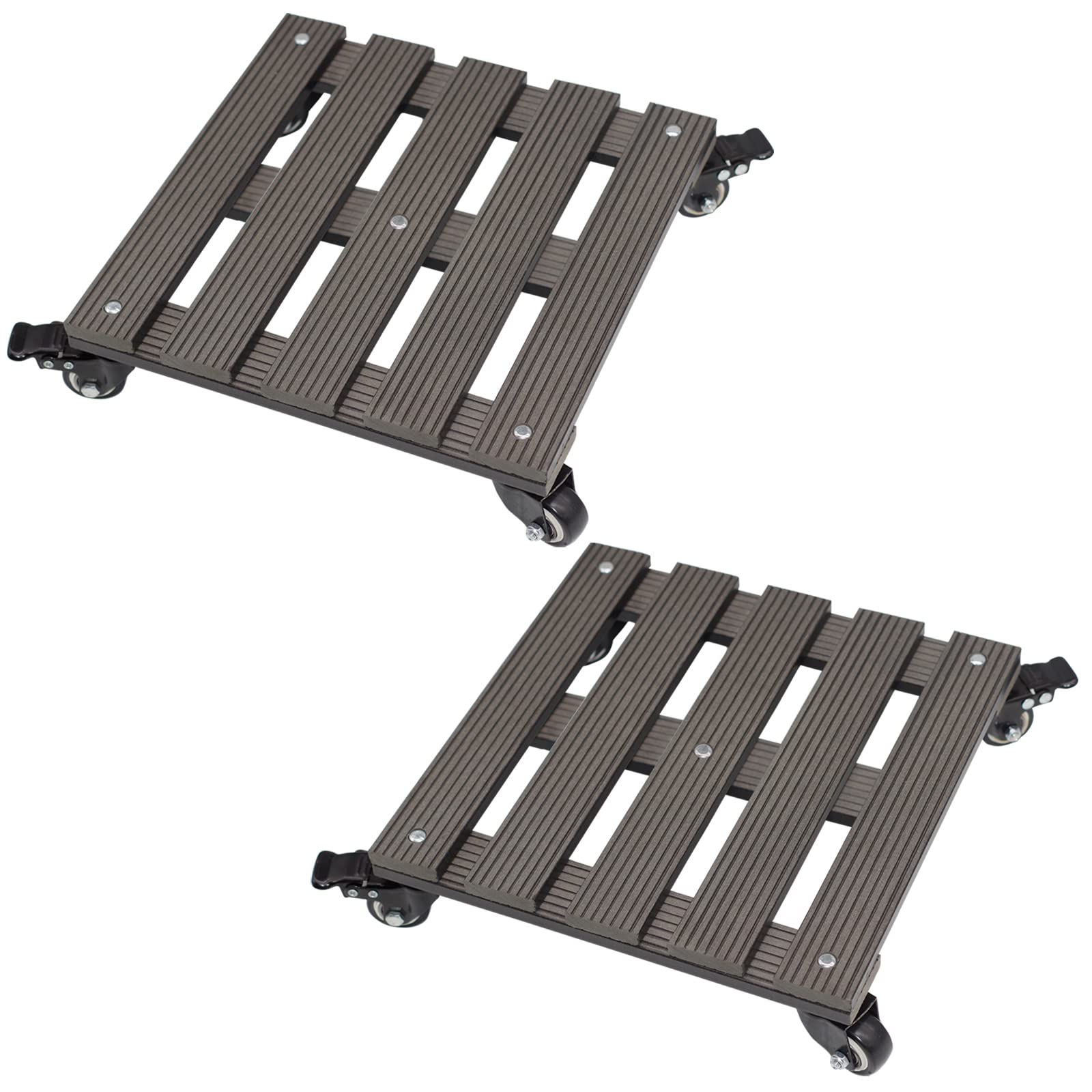 Buy DAFOSO Caddy with Wheels 2 Pack 14 Inch Square Heavy Duty Rolling