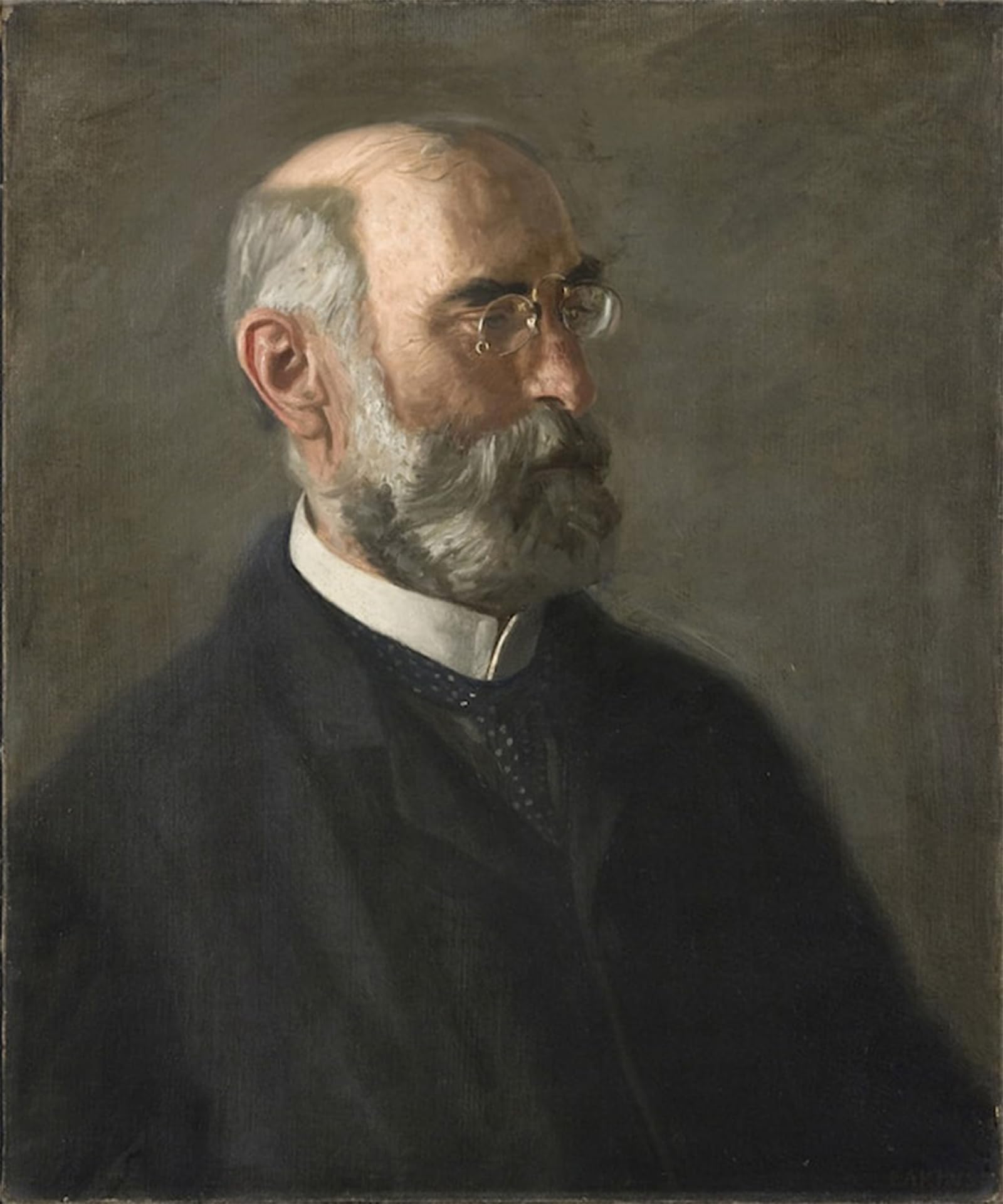 Serendipitp No Frame Abstract Painting Mural Print Picture Wall Decor Painting Portrait Of Dr Edward J Nolan By Thomas Eakins Vintage Wall Artwork For Home Decor 60X90cm