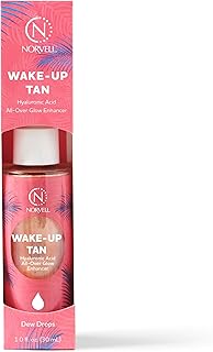 Norvell Wake-Up Tan Dew Drops, 1 oz Luminizin...