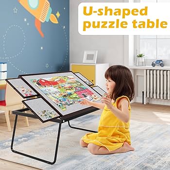 Amazon.co.jp: RAGOZONERY ジグソーパズルテーブル 1500ピース 調節