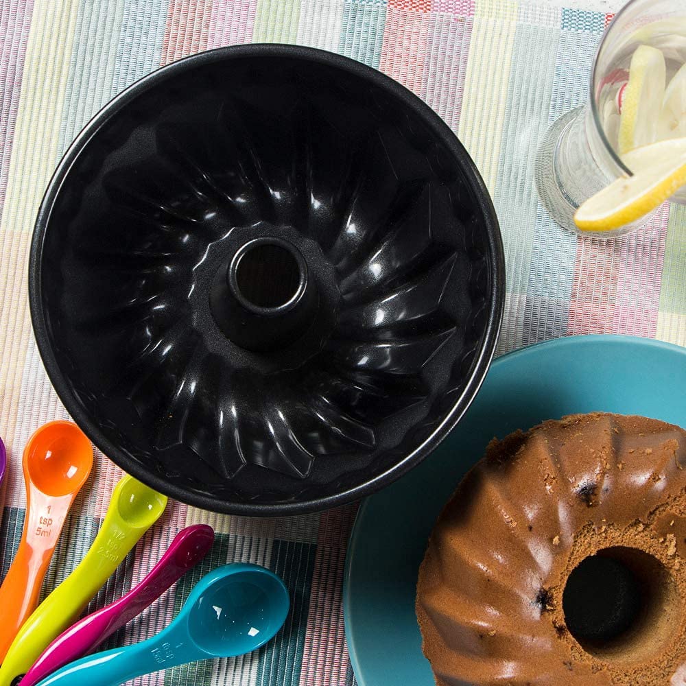 Molde para hornear de pastel Kugelhopf de acero al carbono antiadherente de 7 pulgadas para 6QT 8QT Insta Pot 6