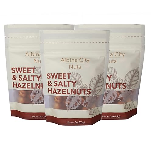Vista 7 de Albina City Nuts Sweet & Salty Hazelnuts – Tasty Snacks, Handcrafted in Small Batches Using In-Season, Local Non-GMO Ingredients Free of Sulfites
