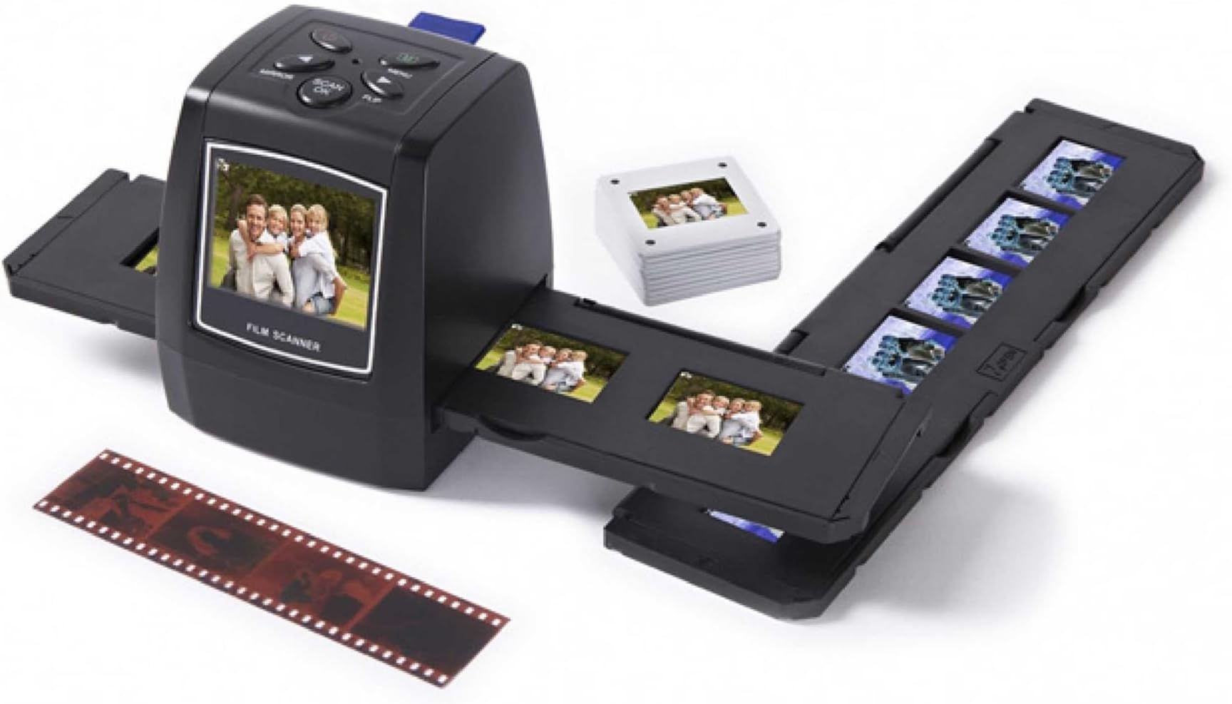Neostar Slide And Film Negative To SD Card Scanner USB Digital Color Photo