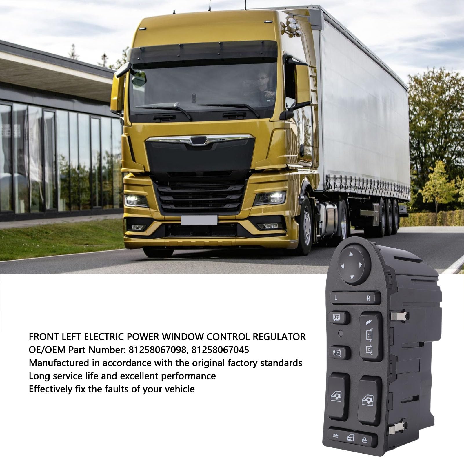 Tbest Master Power Window Switch Marka Przełącznik Regulatora Szyb Elektrycznych Przełącznik Lustra Elektrycznego Podnośnik Szyby Elektrycznej Podnoszenia Szyb 36-pinowy