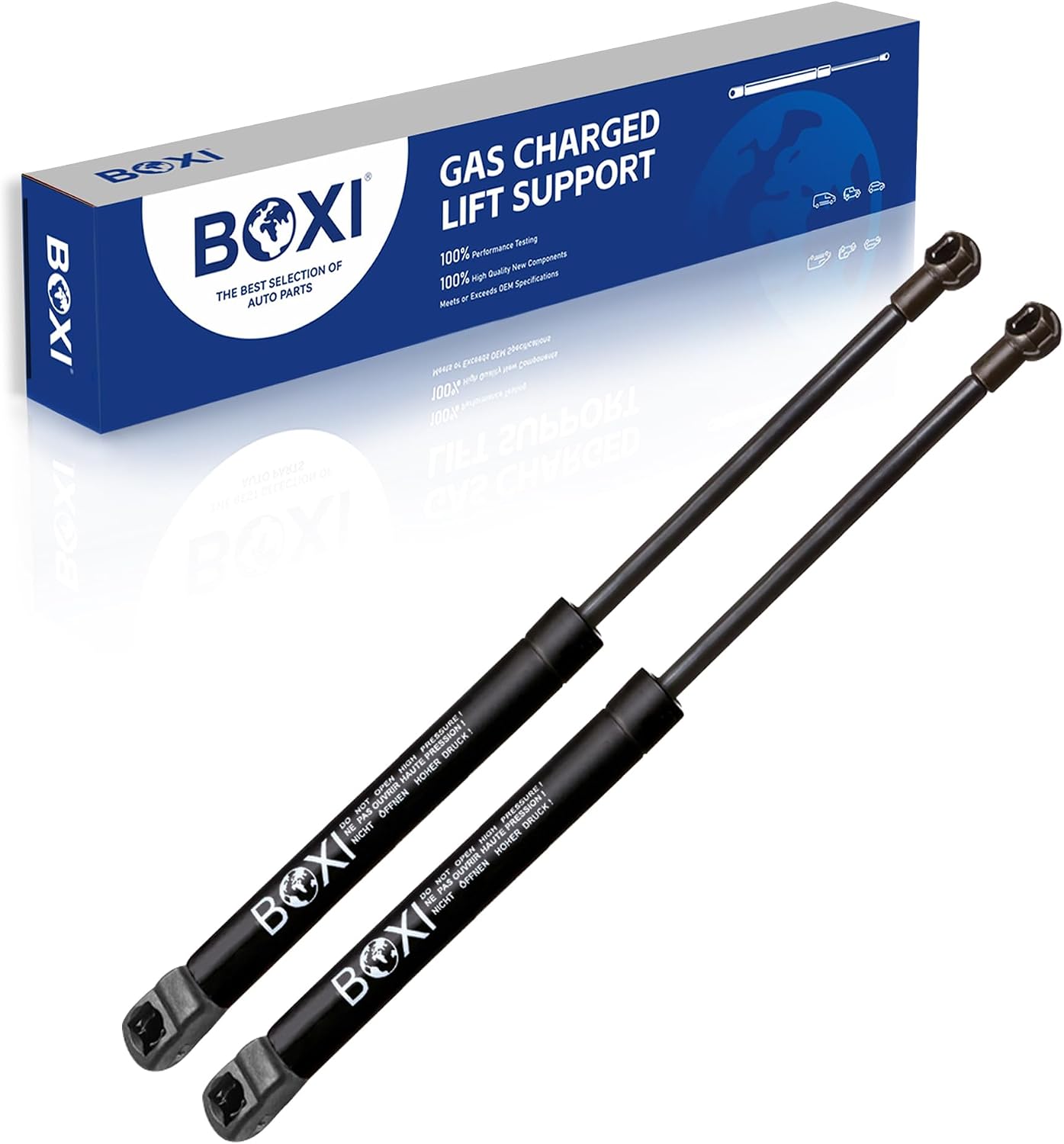 BOXI 2pcs Rear Liftgate Lift Supports Struts Rods Shocks for Infiniti QX56 2004-2010 / for Nissan Armada 2004-2015 with Power Liftgate / 6445 SG225020