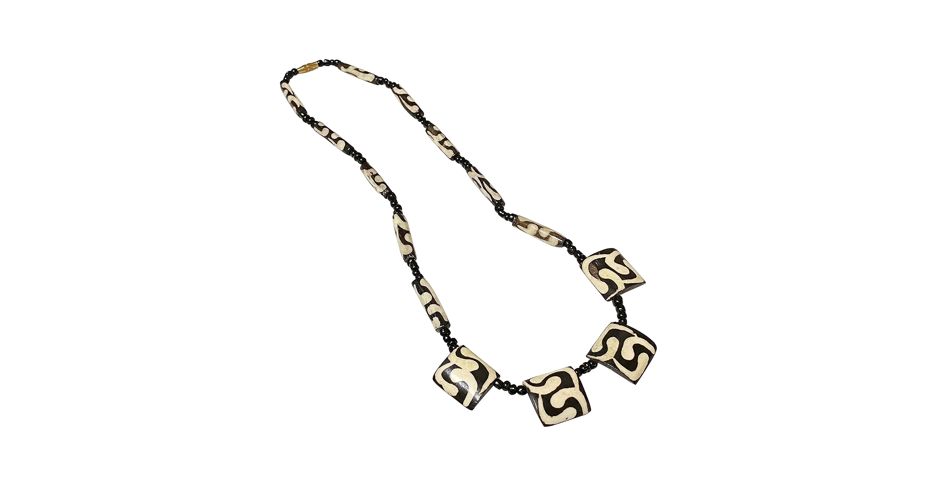 Amazon | アフリカ ネックレス ケニア 動物の角 動物の骨