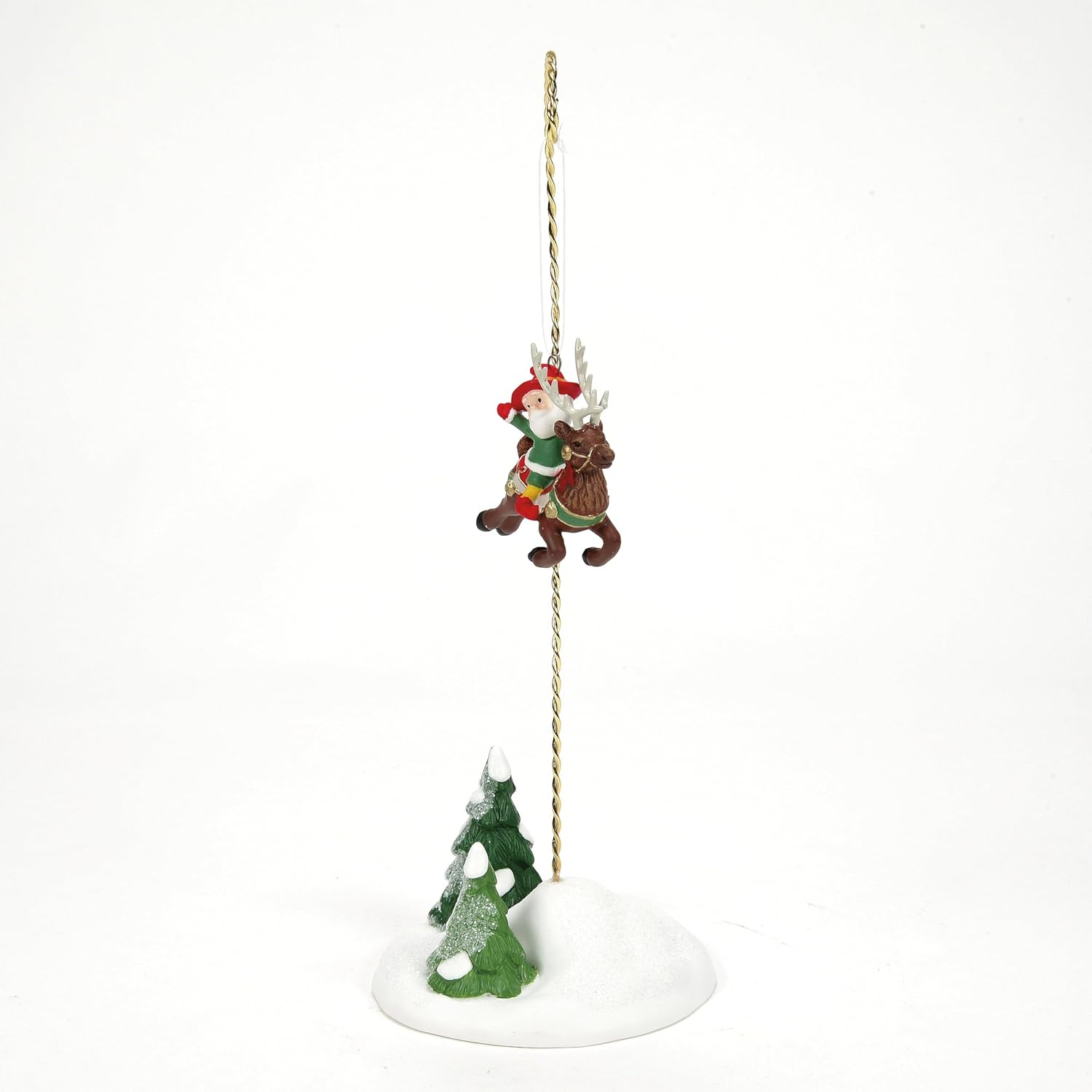 Department 56 North Pole Village Accessories Aerials Elf Test Flight Figurine, 10.63 Inch, Multicolor