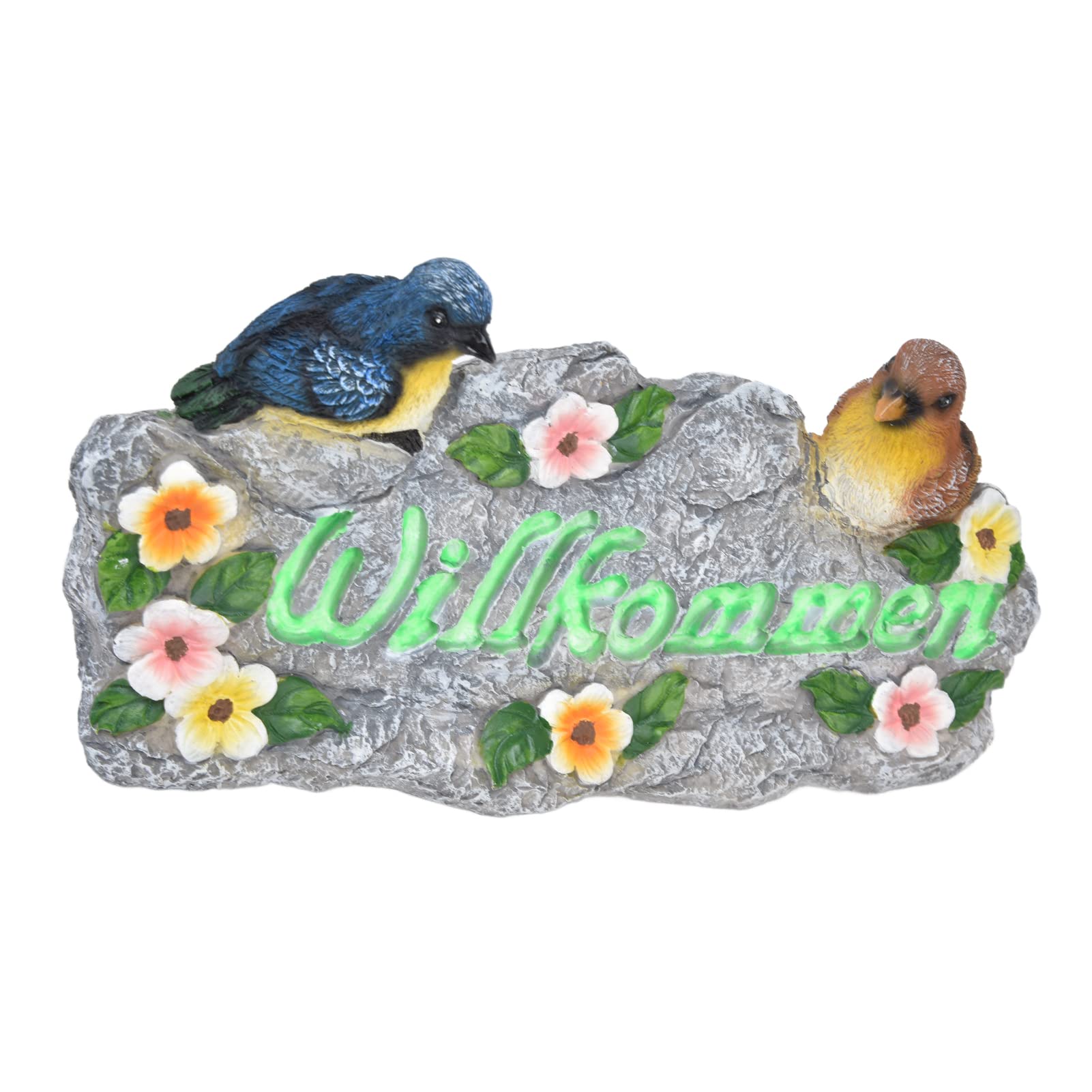 Migne Birds Figuras Estatuas Resin Garden Ornament, Fine Sculpture, Color Brillante, Detalles Luminosos, Otros Regalos para el Hogar y el Jardín, para, Uso Interior y