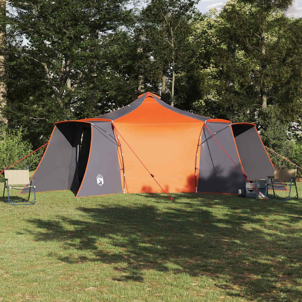 Tipi Zelt mit Dach und Speicher Grün aus TAFT x x, Winddicht und wasserdicht mit Türen, E-Port, leichtem Gestänge, ideal für Familien Camping und Outdoor Festival