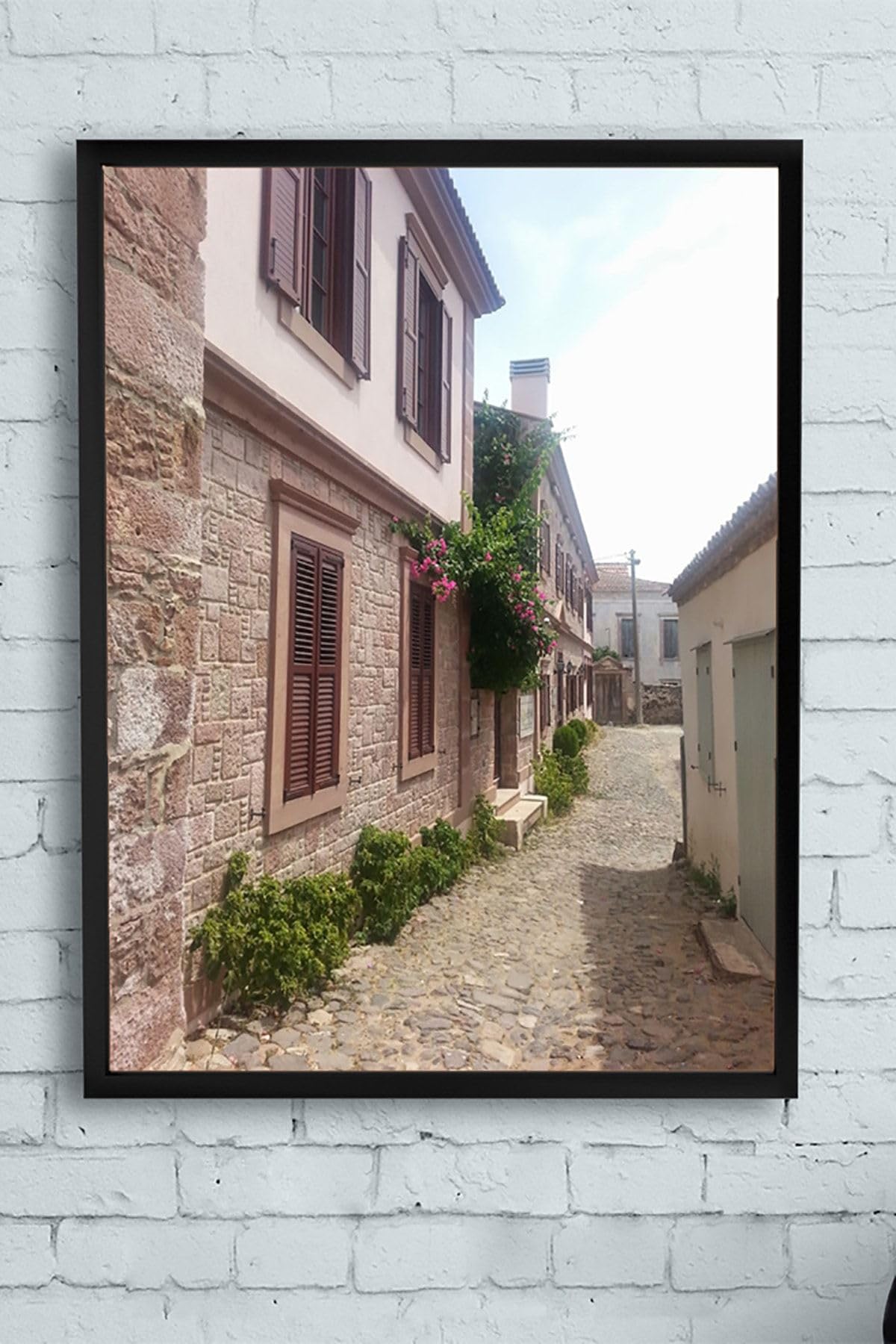 Postermanya (pster10007) Ayvalık Manzara Çerçeveli Tablo 2 (50x70cm)