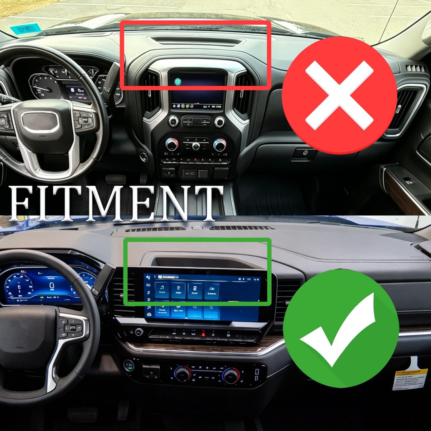 Soporte magnético para teléfono móvil compatible con Chevy Silverado 1500 2024 2025 Chevy Silverado GMC Sierra 2022 2023 2024 2025, accesorios de metal para teléfono celular, soporte de