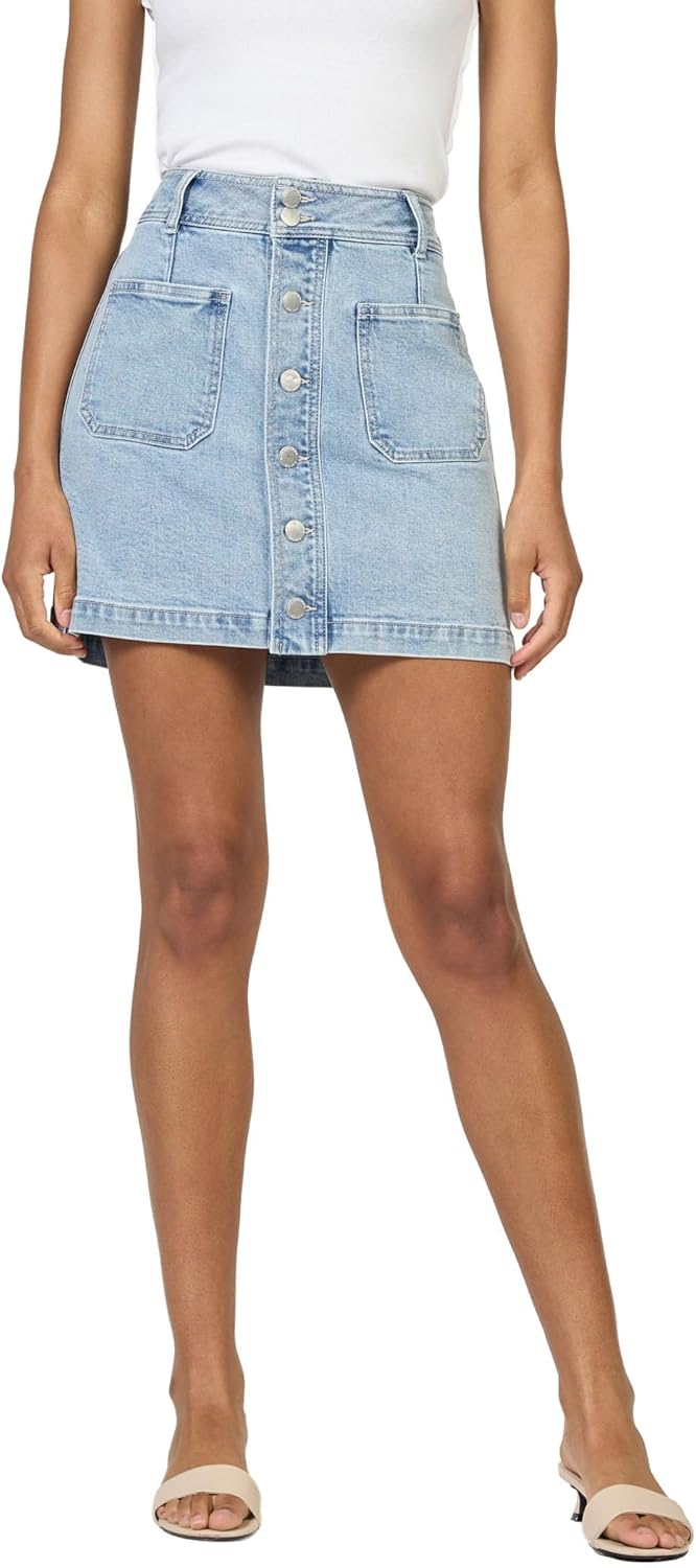 DEAR JOHN Quinn Women's High Rise Skirt Clean Hem