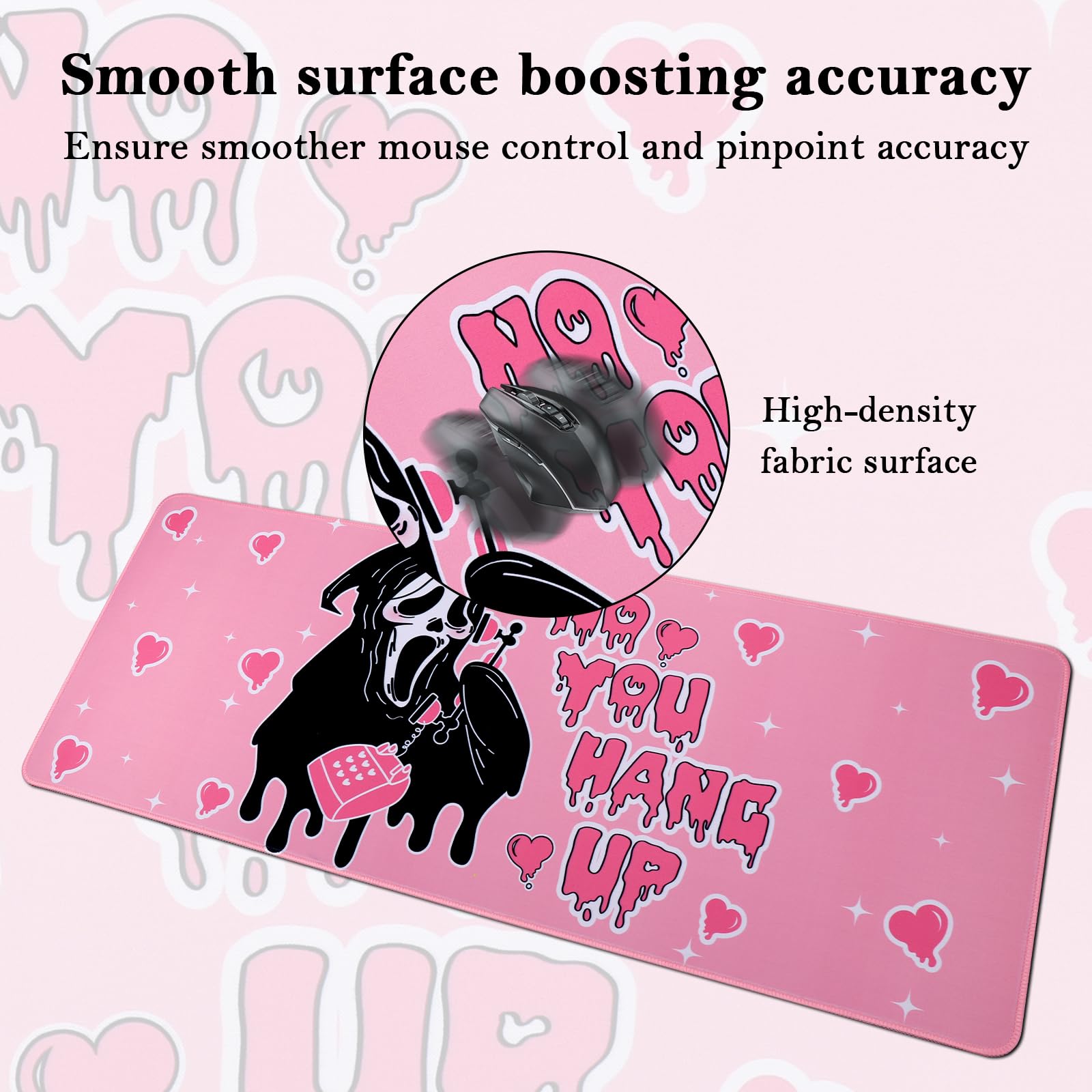 Non Slip Mouse Pad, 80 X 30cm Mouse Mat Extended, Large