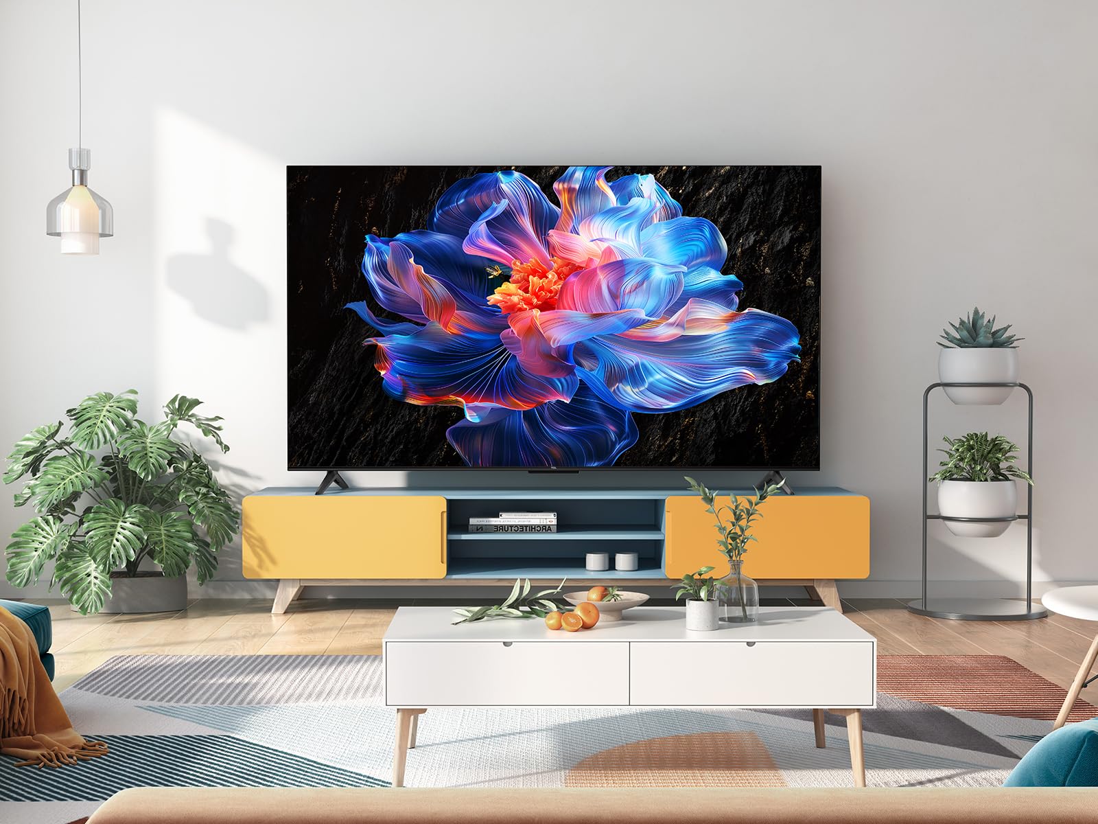 TCL 43V6C TV 43" 4K UHD Smart LED TV, 4K HDR, Google TV avec Design sans Bords (Dolby Audio, Motion Clarity, Compatible avec Google Assistant et Alexa)