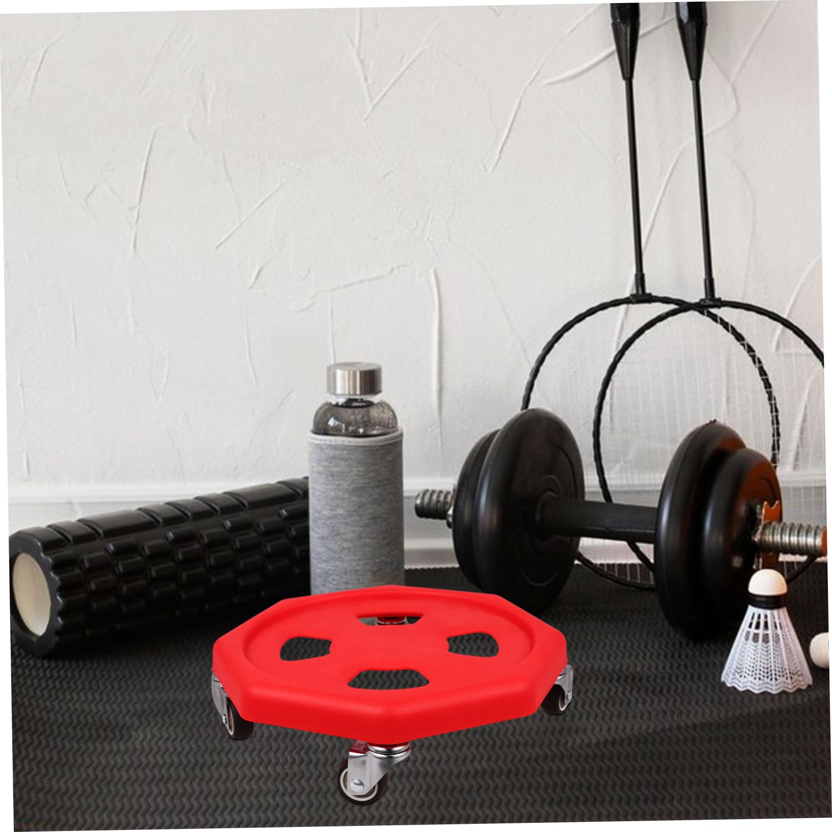 Gatuida Discos Deslizantes de Entrenamiento Abdominal, Equipo de Fitness Silencioso y Portátil, con Rodillera y Almohadilla para Gimnasio en Casa, PP
