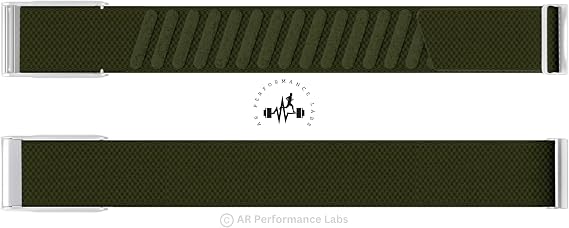 AR LABS Whoop 5.0 Compatible MG (LIFE) SuperKnit Band | Ultra-Soft Microfilament Weave | Stainless-Steel Hardware