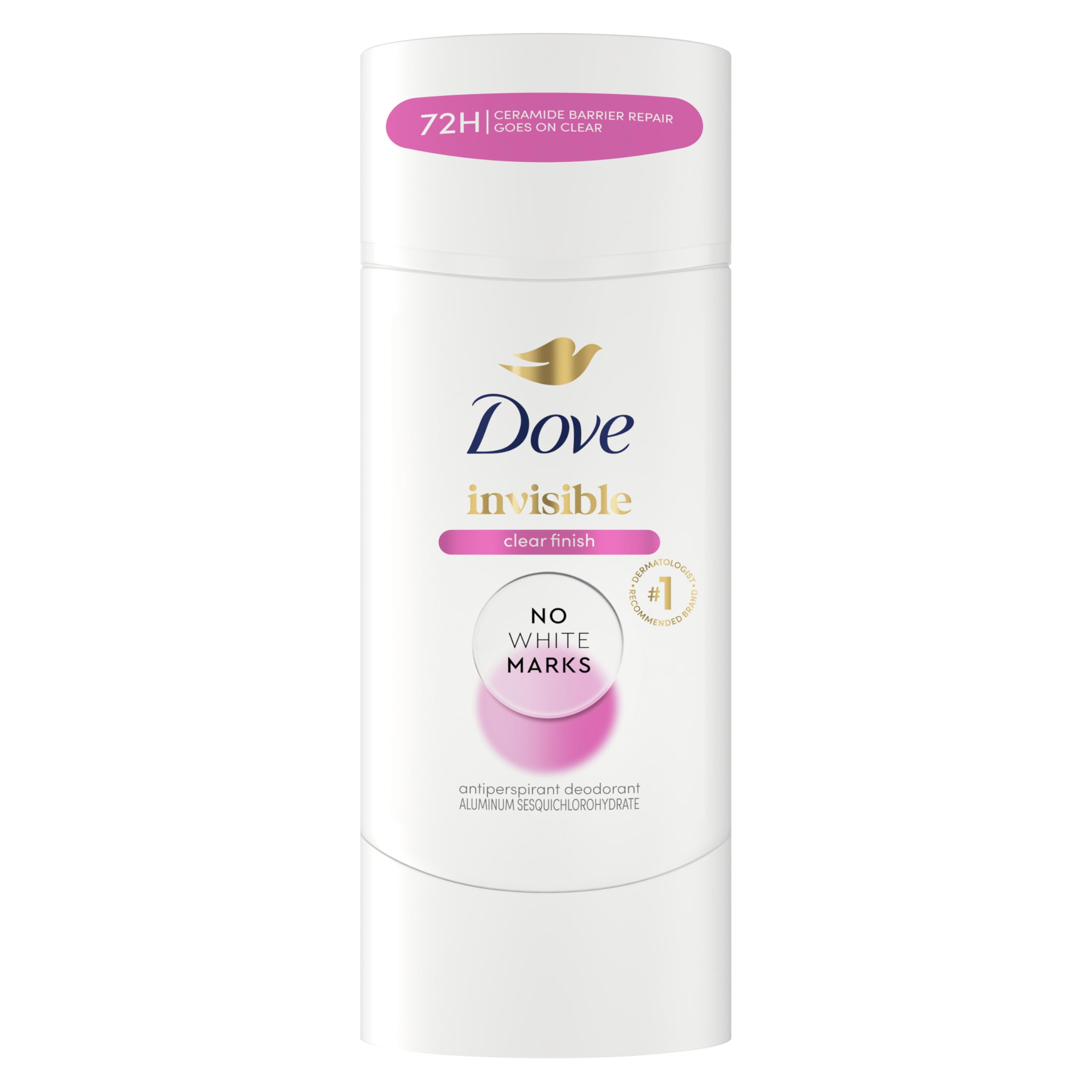 Photo 1 of Dove Advanced Care Antiperspirant Deodorant for Women Clear Finish No White Marks 72 hour sweat and odor protection 2.6 oz
