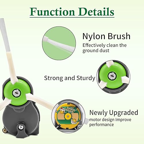 Miniatura 3 de ilovelife Pieza de módulo de motor de cepillo lateral de repuesto compatible con iRobot Roomba E6 E5 i7 500 600 700 800 900 Series – Accesorio de