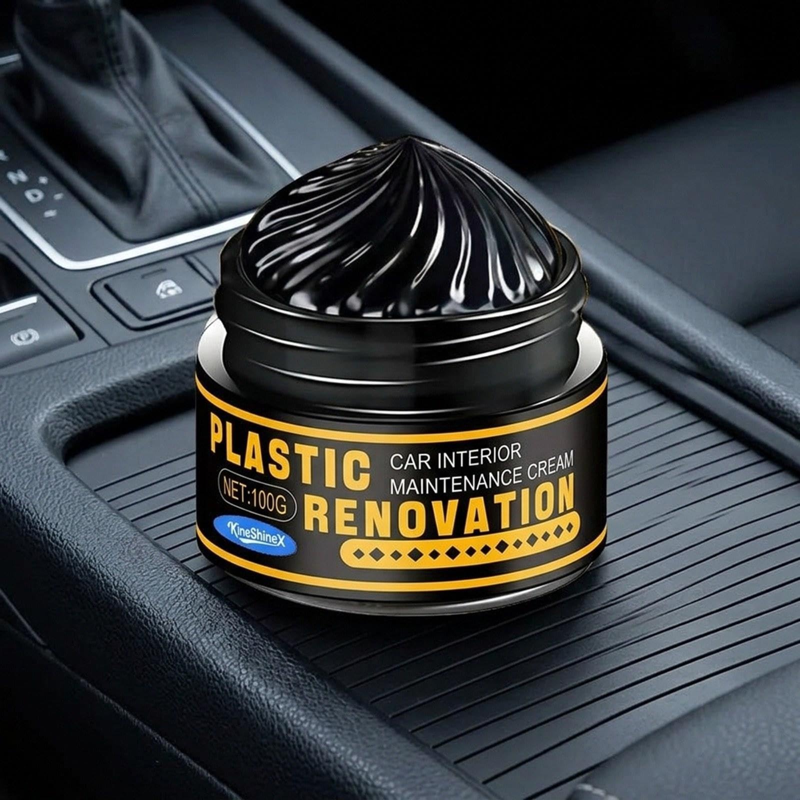6X Pasta Restauradora de Neumáticos para Autos Crema Pulidora Restauradora Protección Prolongada Fácil Aplicación Adecuada para Autos Camionetas Motos