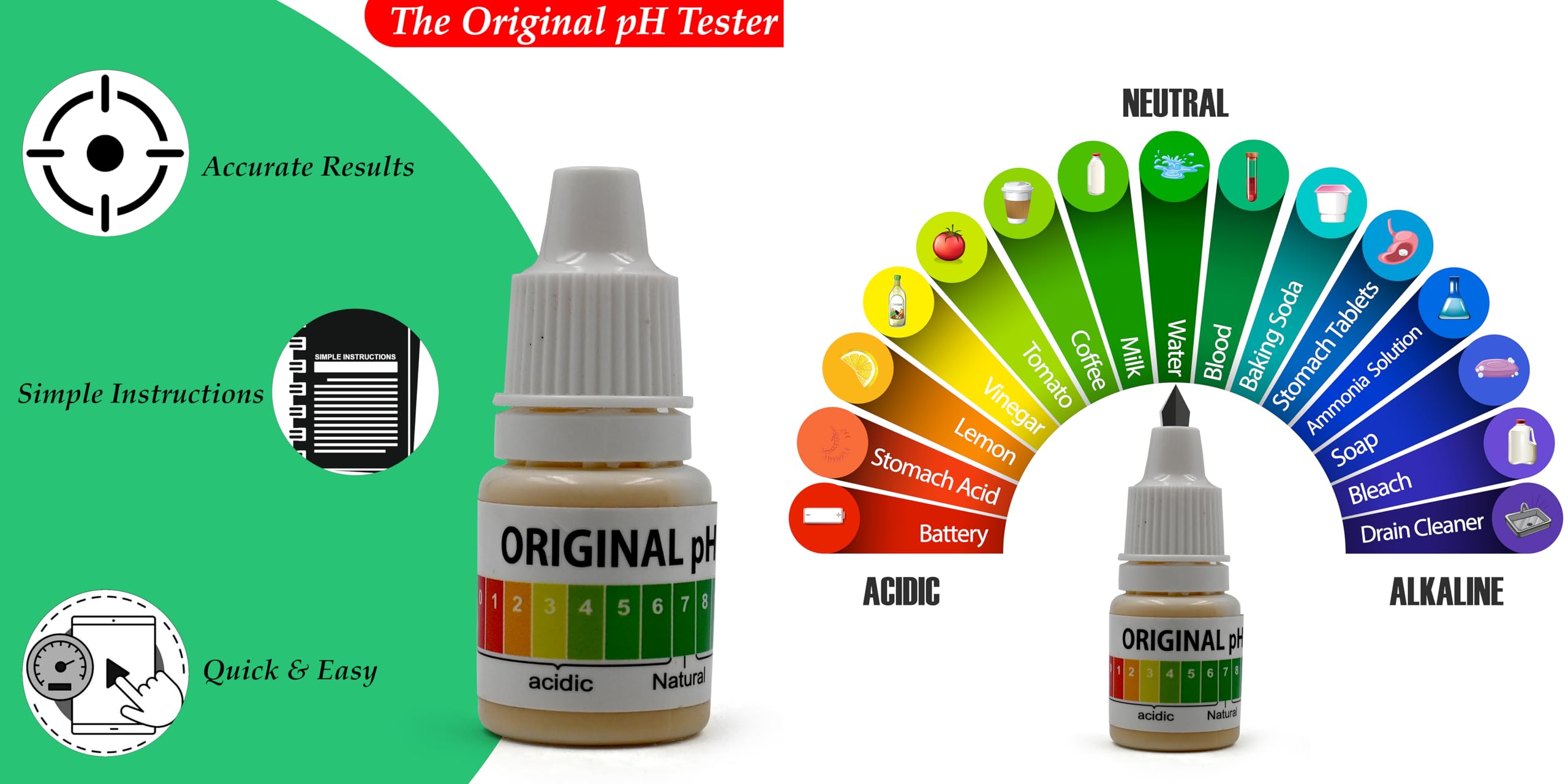 BIOWAY COMBO 3SET OF PH & ORP TESTING SOLUTION KIT LIQUID DROPS FOR TESTING RO/ANY WATER BY SELF 4