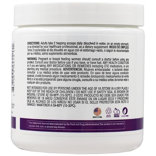 Miniatura 6 de Colageína 10 Polvo de colágeno hidrolizado con ácido hialurónico Mejora la apariencia de la piel ayuda al crecimiento del cabello uñas más