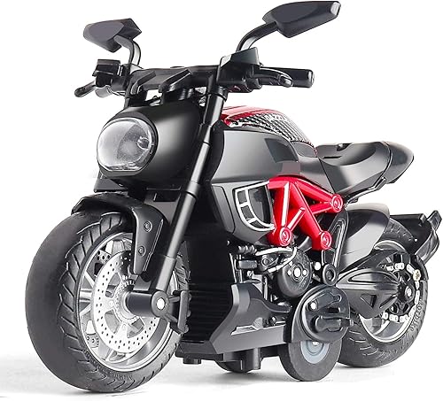 Motocicleta de juguete, autos de juguete con sonido y luz, juguete de motocicleta para niños, juguetes de motocicleta para niños de 3 a 9 años