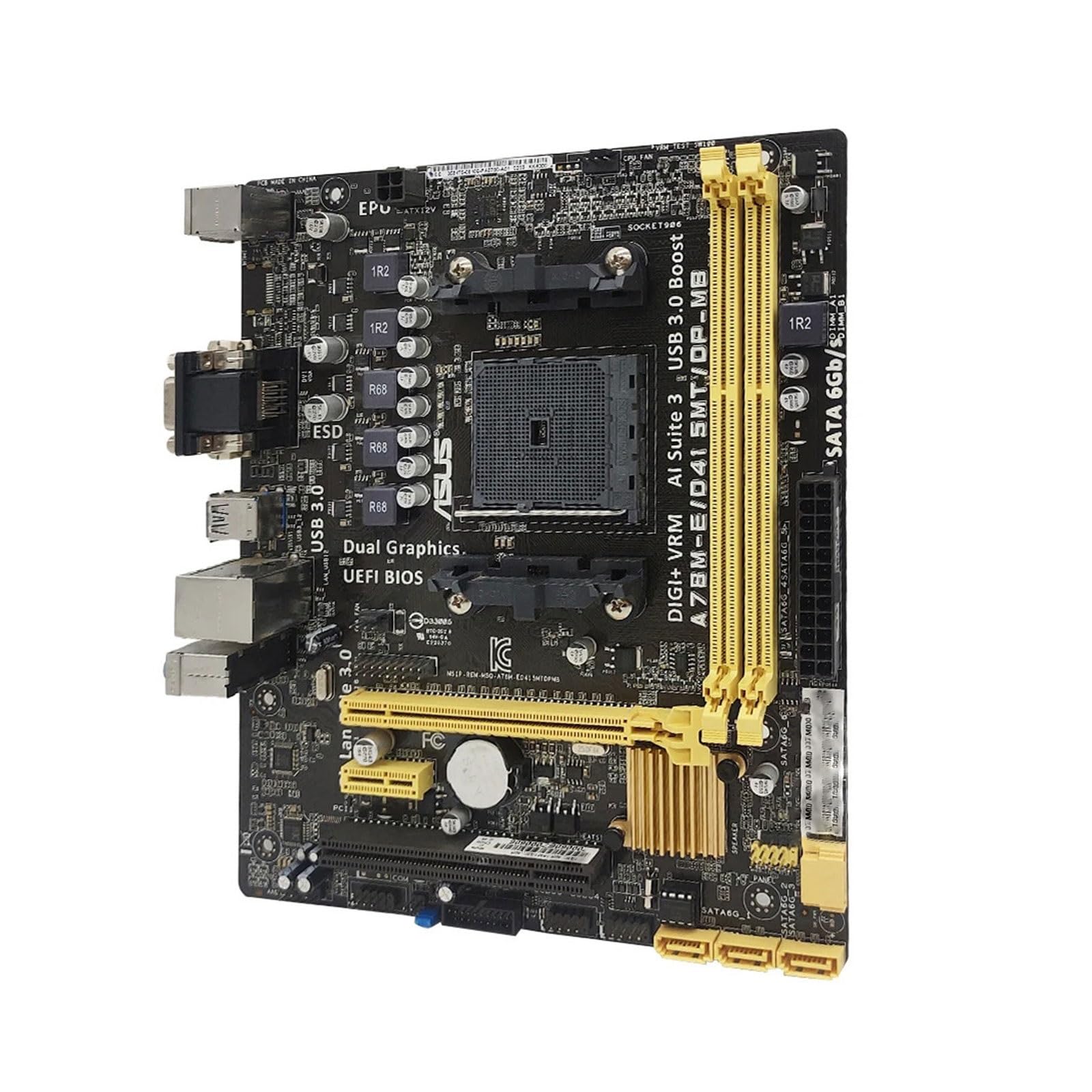 Placa Bases Placa Base Fit For ASUS A78M-E A78M-E/D415MT A78 Socket FM2/FM2+ DDR3 16GB Compatible con CPU A10-6700 A10-6790K A10-7850B