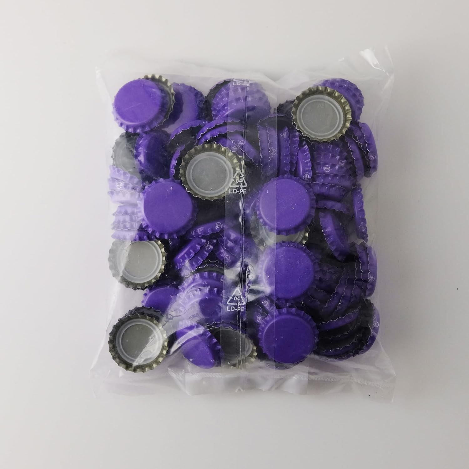 FastRack 288 Oxygen Absorbing Beer Bottle Caps | 26mm Pry-Off Purple Standard Homebrew Bottle Tops for Glass Bottles | PVC-Free Beer Crown Caps for Bottling