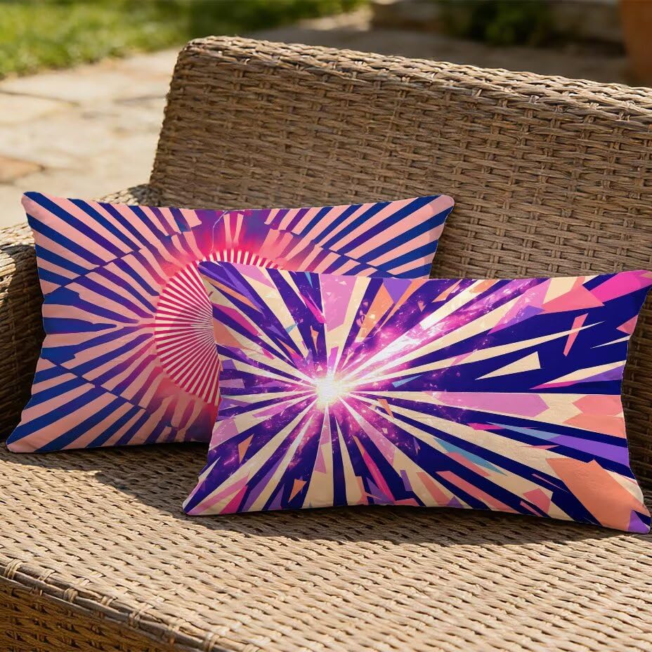 Housse de coussin de jardin rectangulaire 60x90 cm étanche pour canapé - 2