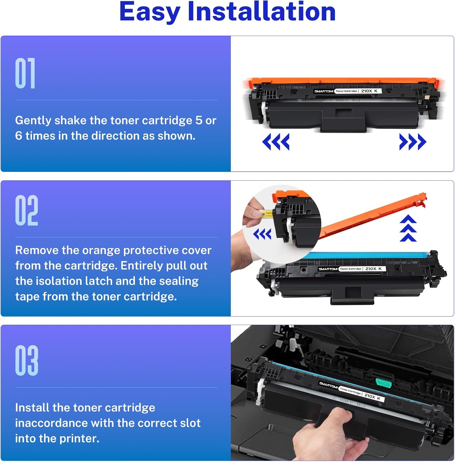 210X Toner Cartridges 4 Pack Set Compatible Replacement for HP 210X 210A HIgh-Yield Version Works with HP Color Pro MFP 4301 4201 Series 4201dw 4201dn MFP 4301fdw 4301dw 4301fdn Printer